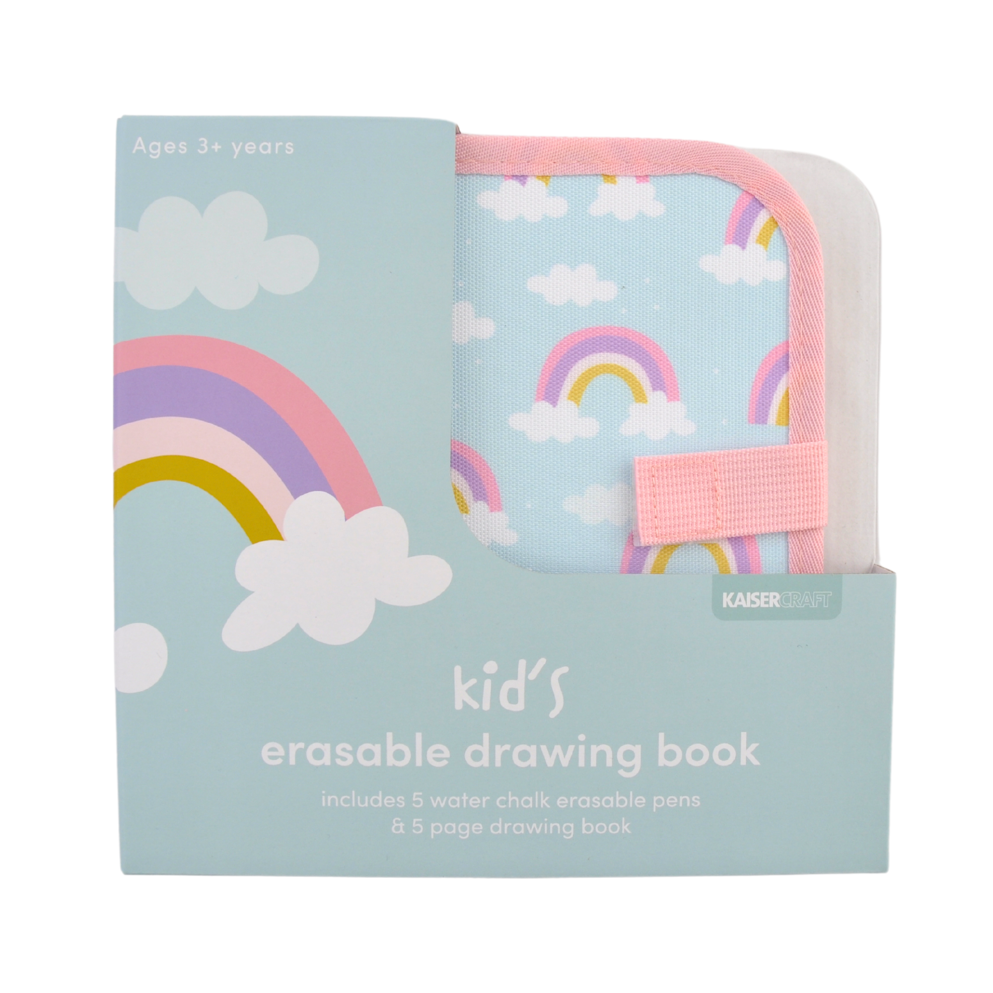 Kids Erasable Drawing Book - OVER THE RAINBOW